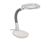 Neez Schreibtischlampe - Klassisch Tageslichtlampe mit Biegsam Steh für Lese, Büro, Arbeits, Tischleuchte - Ästhetische Moderne Design Desk Lamp