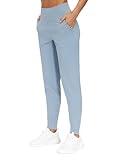THE GYM PEOPLE Jogginghose Damen Sporthose Lang Yoga Hosen Leichte Sportleggings High Waist Freizeithose für Fitness, Wandern, Laufen
