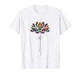 Lotus Flower Namaste Yoga Aquarell Meditation Zen Bohemian T-Shirt