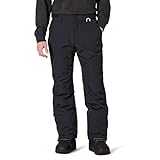Amazon Essentials Herren Wasserfeste, Isolierte Snowboard- Und Ski-Schneehose, Schwarz, XS
