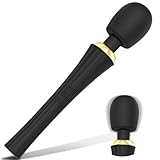 Gobeken Vibrator mit Flexibler Kopf Sex Spielzeug für die Frau 5 Frequenz, Vibration für Frauen Paare Sexspielzeug für Männer solo 3 Stärke, Vibratorensets für Frauen IPX6 Sex Toys Dildo Schwarz