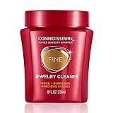 Connoisseurs Schmuckreiniger | Gold Reiniger | 236ml Goldreiniger für Schmuck wie Halsketten, Ringe & Edelsteinschmuck | Reinigt, Poliert & Schützt