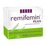 Remifemin plus Johanniskraut 100 Tabletten bei starken & betont seelischen Wechseljahresbeschwerden - hormonfrei - pflanzliches Arzneimittel