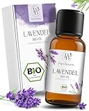 Pure Botanix - BIO Lavendelöl - 30ml - Aromatherapie - Lavendelöl Bio - 100% naturrein -Lavendelöl ätherisches Öl - Duftöl
