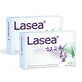Lasea® hilft natürlich abzuschalten, beruhigt und bessert in Folge den Schlaf Pflanzliches Arzneimittel mit speziellem Lavendelöl I 2 x 56 Kapseln