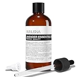 Ätherisches Öl Lavendelöl 100ML, MUNUSNA Ätherische Öle Lavendel Rein Naturrein für Bessere Erholung, Duftöl für Aroma Diffuser, Lavender Oil
