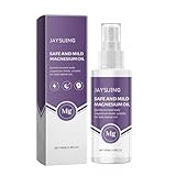 Magnesium Spray 100% neue große Flasche Magnesiumöl Pure Magnesium Oil Spray Magnesiumöl Spray Wird FüR Bewegung Muskelentspannung Verbesserten Schlaf und Hautgesundheit Verwendet (100ml)