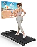 Copant Walking Pad Geeignet für High-Tech-Geräte, Laufband Schreibtisch 6 km/h mit APP-Steuerung, Laufband für Zuhause 136 KG mit Professionelle Trainingskurse & Multi-Runner-Rennen