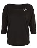 WINSHAPE Damen Winshape Ultra let modal-3/4-arm skjorte til kvinder Mcs001 3/4 arm Shirt, Schwarz, M EU