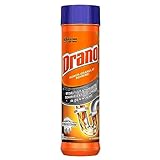 Drano Power-Granulat Rohrfrei Abflussreiniger, entfernt Rohrverstopfungen in der Küche, 10 Anwendungen, 1er Pack (500g)