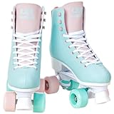 Croxer Rollschuhe Roller Skates Lea (Mint/Pink, 39 (25,5cm))