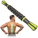 Muskeltherapie-Massagestab, 360°-Abdeckung, geriffelte Zahnräder für Tiefentriegelung, biobasiert und kohlenstoffverstärkt, Physiotherapeuten-Design.