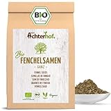 Fenchelsamen ganz Bio 500g | Fenchel Samen in Bio-Qualität | Fencheltee | milder, süßlicher Geschmack | ideal zur Zubereitung von Nudelgerichten, Aufläufen & wärmenden Tees | vom Achterhof