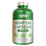 5kind Hanföl Kapseln, hochdosiert, 2000 mg – 180 Weichkapseln mit Hanfsamenöl, 1000 mg – Hanfsamenöl Kapseln, kaltgepresst, naturrein – Vegane Hanfkapseln, Omega 3 6 9, Hanföl hochdosiert