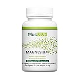 PlusVive - Magnesium 365 Kapseln hochdosiert 700mg aus Meerwasser mit Enzym Algen Matrix, Laborgeprüft, Vegan