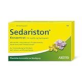 Sedariston® Konzentrat bei Unruhe, Stress, Anspannung, Schlafstörungen, pflanzliches Arzneimittel aus Johanniskraut + Baldrian, 30 Stk