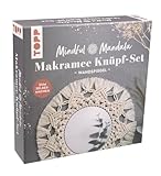 Frech Mindful Mandala - Makramee-Knüpf-Set: Wandspiegel. Mit Anleitung und Material zum Selberknüpfen