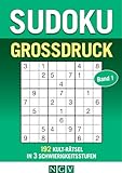 Sudoku Großdruck - Band 1: 192 Kult-Rätsel in 3 Schwierigkeitsstufen