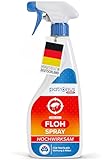 Patronus Floh-Spray für Wohnung & Umgebung 500 ml - effektives Abwehr-Mittel gegen Flöhe mit Sofortschutz - hochwirksam & laborgeprüft - mit dezentem Eukalyptus-Zitrusduft