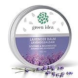 green idea - Mehrzweckbalsam Lavendel 100ml – Hautpflege für Körper, Hände und Füße auf der Basis von ätherischem Lavendelöl