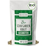 Bio Schafgarbentee lose - 100 Gramm I Premium Schafgarbe getrocknet und geschnittenI Yarrow Tea by KLUIZ TEA