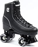 MADIVO Classic Damen Klassische Retro Rollschuhe | ABEC-7 Kugellager | Mädchen Roller Skates Inliner Inlineskates | Schwarz | Gr. 35, 36, 37, 38, 39, 40, 41 (41)