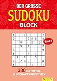 Der große Sudokublock Band 2: 380 Kulträtsel in 3 Schwierigkeitsstufen