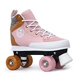 BTFL Rollschuhe Rosa Girlie für Mädchen,Retro-Rollschuhe,Dance-Roller,Rollerskates,rosa,EU 41