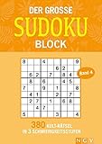 Der große Sudokublock Band 4: 380 Kulträtsel in 3 Schwierigkeitsstufen