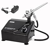 Fengda Profi Airbrush Set mit intelligentem Kompressor FD-207K für Tätowierungen, Modelle, Kuchendekoration, Automobilgrafiken usw