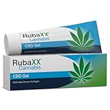 Rubaxx® Cannabis CBD Gel [120 ml] – EXTRA STARK mit ca. 600 mg CBD – Cannabissalbe mit Menthol & Minzöl für beanspruchte Muskeln – THC-frei