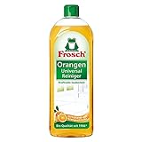 Frosch Orangen Universal Reiniger, kraftvoller Allzweckreiniger, leistungsstarke Reinigungskraft fürs gesamte Zuhause, 1er Pack (1 x 750 ml)