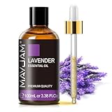 Ätherisches Öle Lavendel 100ML, MAYJAM Lavendelöl 100% Rein, Ideal für Schlaf Aromatherapie Diffuser Duftöl Massage