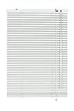 GARDINIA Alu-Jalousie, Sichtschutz, Lichtschutz, Blendschutz, Wand- und Deckenmontage, Aluminium-Jalousie, Weiß, 90 x 130 cm (BxH)