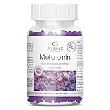 Melatonin Gummies - 60 Stück - 0,5mg bioaktives Melatonin Schlafhormon - mit Vitamin B6, Lavendel- und Baldrianextrakt - HOCHDOSIERT - Deutsche Apothekenqualität - vegan | Warnke Vitalstoffe