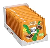 Ritter Sport Vegan Salted Caramel, Schokolade-Kuvertüre mit knusprigen & gesalzenen Karamell-Stückchen, perfekt zum Naschen und Genießen, 11 x 100g