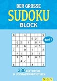 Der große Sudokublock Band 1: 380 Kulträtsel in 3 Schwierigkeitsstufen