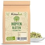 Hopfenblüten 250g | getrocknet und geschnitten| Ideal zur Zubereitung von Tee, Aromakissen, Badeessenz, Brühwürfel, Würzmittel & Co. | vom Achterhof