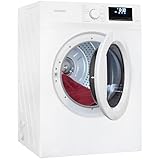 Exquisit Wäschetrockner 7kg, Trockner, Startzeitvorwahl, Knitterschutz, Ablufttrockner, 15 Programme, Kindersicherung, Energieklasse C, TAE70-70 weiss