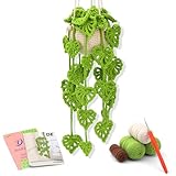 Ruasol Häkelset für Anfänger, Amigurumi-Häkel-Starter-Kits mit Schritt-für-Schritt-Video-Anleitungen, Starterpaket zum Stricken von hängenden für Anfänger-Dekoration