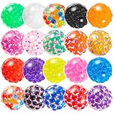 HOUT 20 Stück Mitgebsel Kindergeburtstag Squishy Stressball - Anti Stress Bälle Kindergeburtstag Gastgeschenke - Antistressbälle für Kinder Erwachsene - Kleine Geschenke für Kinder