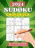 Großdruck Sudoku für Erwachsene: 200 Große Sudokus - Leicht, Mittel und Schwer - mit Lösungen und Anleitung | Großdruck Sudoku Buch für Erwachsene & Senioren