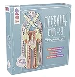 Makramee Knüpf-Set: Traumfänger: Anleitung und Material für einen Makramee-Traumfänger in angesagten Cotton-Candy-Farbtönen