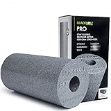 BLACKROLL® PRO Faszienrolle (30 x 15 cm), Fitness-Rolle für intensive Anwendungen, effektive Massagerolle für funktionales Training, harter Härtegrad, Made in Germany, Grau