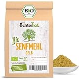 BIO Senfmehl (250g) Senfsaat gelb gemahlen , teilentölt zur Senfherstellung Senfpulver vom-Achterhof