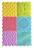 Orthopädische Sensorik Strukturmatten Bodenmatte Spielmatte Puzzlematte für taktile Wahrnehmung