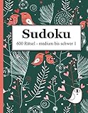 Sudoku - 600 Rätsel medium bis schwer 1