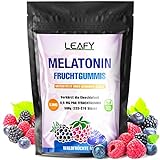 Melatonin Fruchtgummis - Einschlafhilfe | Optimal dosiert | XXL Packung 220-270 Stk. 500g | Schneller Einschlafen & Länger Durchschlafen | Made in Germany