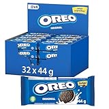 OREO Original – Knusprige Kakaokekse mit leckerer Crèmefüllung mit Vanillegeschmack – 32 x 44g