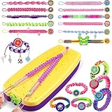 Ophy Freundschaftsarmband Selber Machen, Kunst und Handwerk für Kinder Alter 6-12 Freundschaft Armband Herstellung Bausatz für Mädchen Spielzeug Geschenk für 6 7 8 9 10 11 12 Jahre